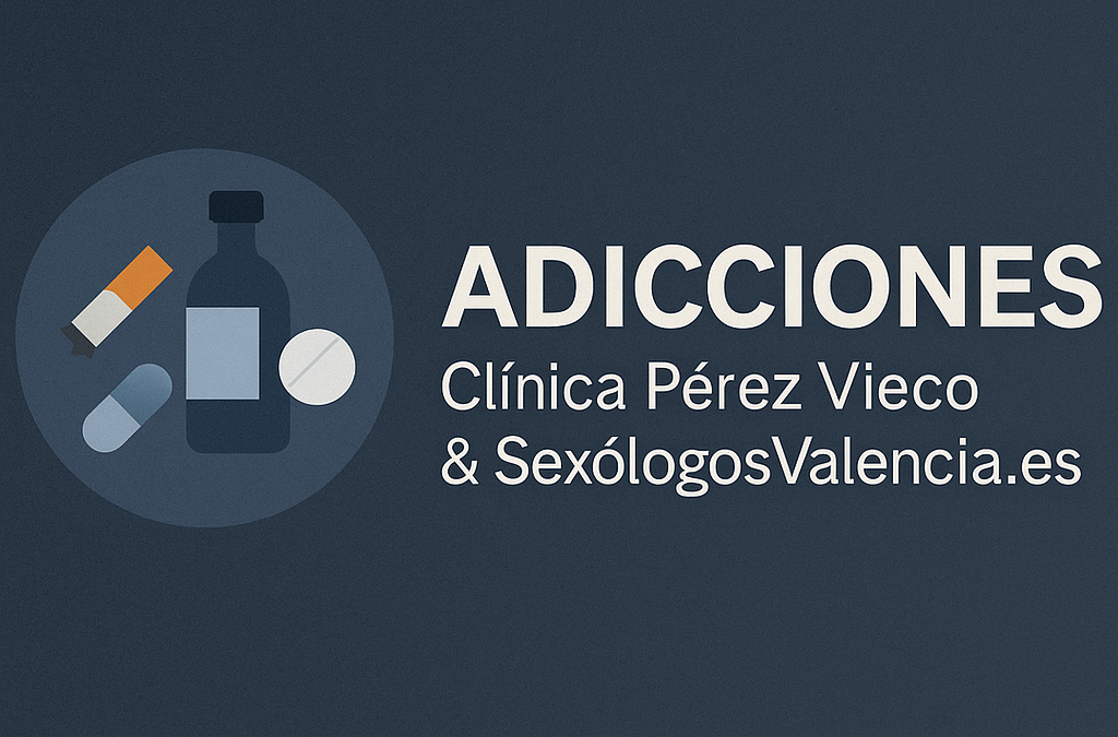 La adicción no define quién eres. Es una experiencia que puede superarse con ayuda profesional, compromiso y apoyo emocional. El psicólogo clínico Sergio Pérez, desde la Clínica Pérez Vieco, en colaboración con SexólogosValencia.es , te ofrece un espacio de acompañamiento, comprensión y tratamiento personalizado, donde el objetivo no es solo dejar la adicción, sino reconstruir tu vida con sentido y libertad.